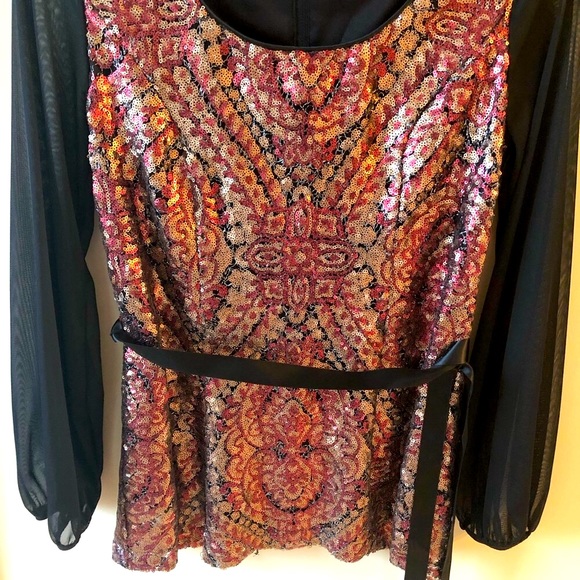 Helene Blake Sequin Blouse - Picture 8 of 9